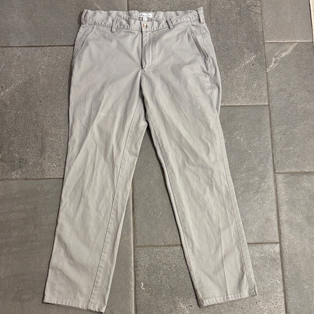 Peter Millar Light Gray Chinos